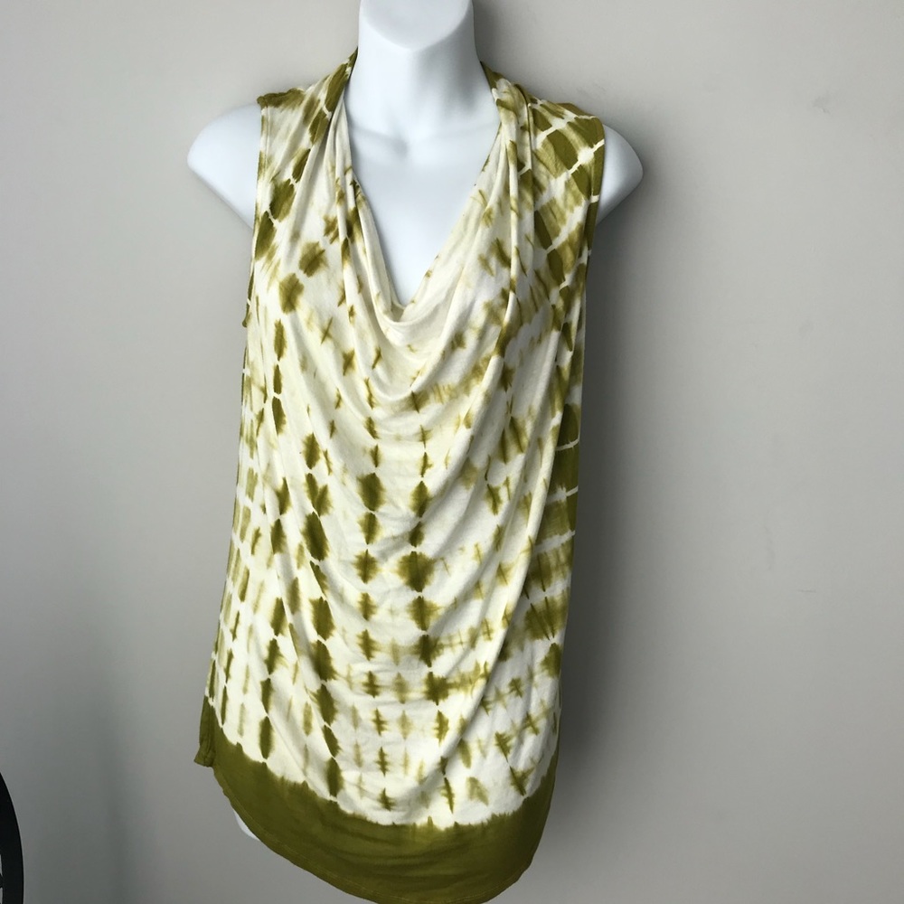 Fenn Wright Mason Cowl neck tie dye top size sm